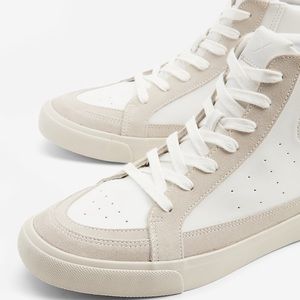 Men's Faux Suede High Top Sneaker